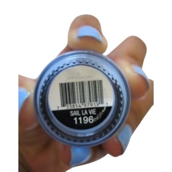 Sinful Colors Blue Nail Polish Enamel Sail La Vie Bottle Bold Fun Color Usa New - Picture 4 of 5